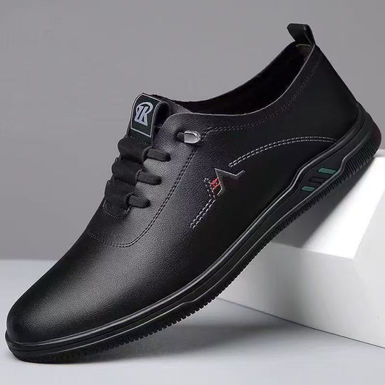 Herren Eleganter leichter Schnür-Casualschuh mit Lederoptik Shop Nory
