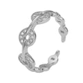 Damen eleganter Ring mit filigranem Design und funkelnden Zirkonia Shop Nory