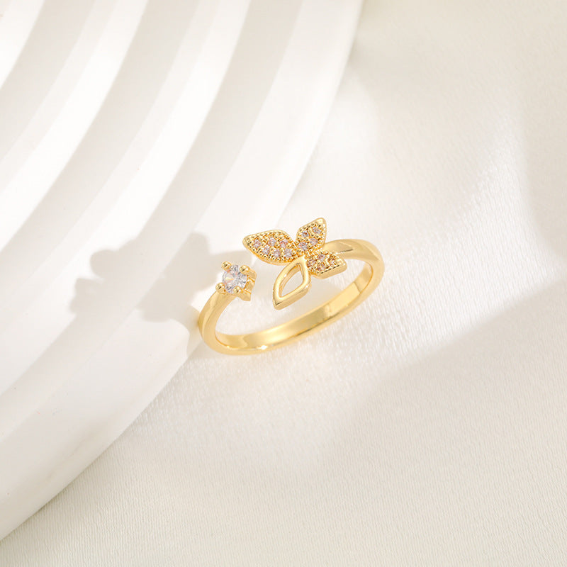 Damen Ring mit funkelndem Zirkonia Shop Nory
