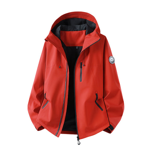 Herren Wasserdichte Softshell-Jacke mit Kapuze und atmungsaktiver Membran Shop Nory