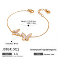 Damen Armband mit elegantem Schmetterlingsdesign aus hypoallergenem Edelstahl Shop Nory
