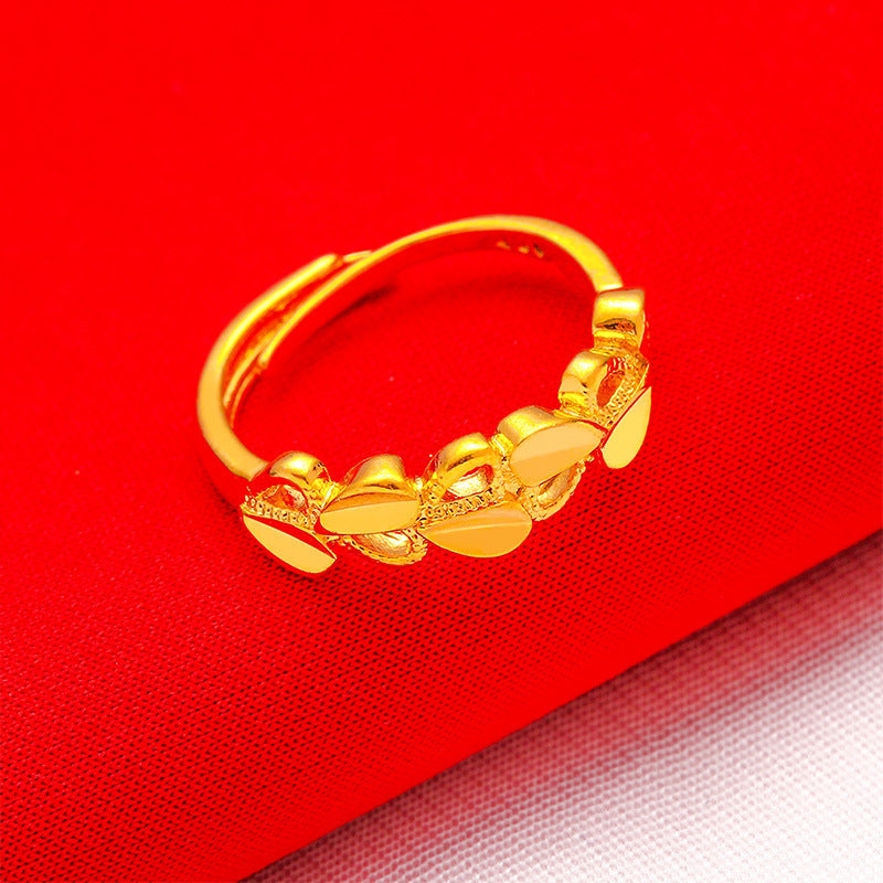 Damen eleganter Ring mit floralen Elementen Shop Nory