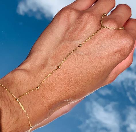 Damen Handkettchen mit funkelnden Zirkonia-Elementen Shop Nory