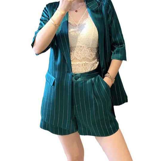Damen Elegantes Blazer- und Shorts-Set Shop Nory