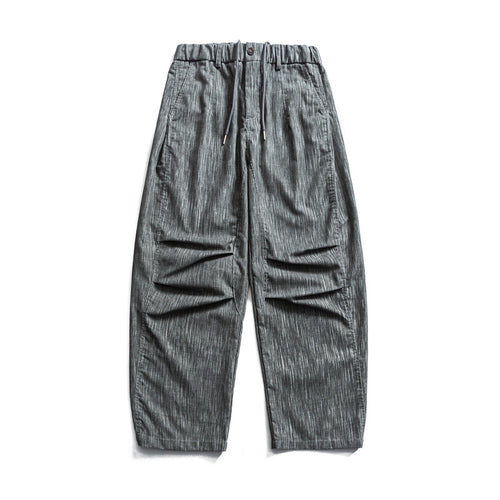 Herren weite Cordhose im Workwear‑Look mit elastischem Bund, Kordelzug und Kniefalten Shop Nory