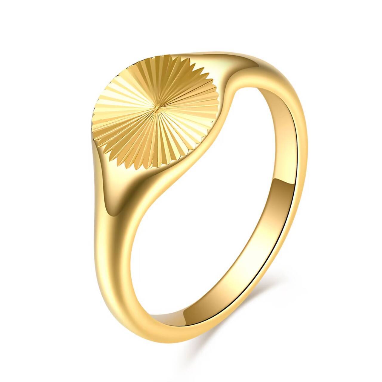 Damen Ring mit kunstvollem Strahlenmuster und elegantem Design Shop Nory