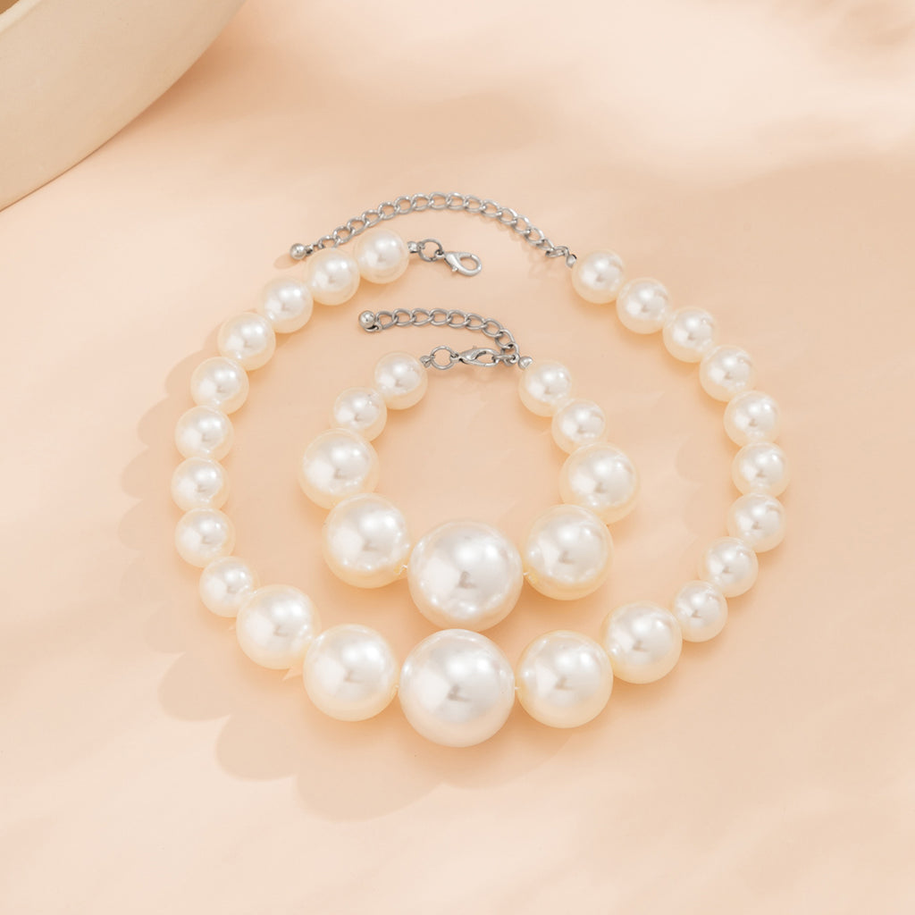 Damen Perlenarmband mit großflächigen Akzenten Shop Nory