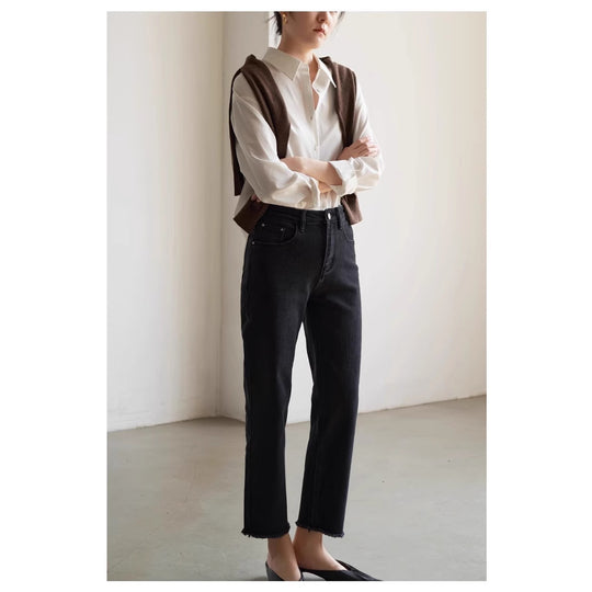 Damen Schicke und lässige Bluse mit oversized Schnitt Shop Nory
