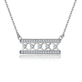 Damen elegante Halskette mit funkelnder Kristallverzierung Shop Nory