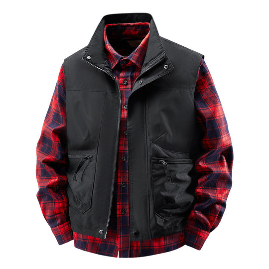 Herren Multifunktionale Outdoor-Jacke mit hohem Kragen Shop Nory