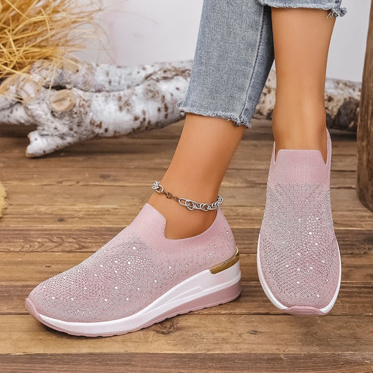 Damen Glitzernde Slip-On Sneaker