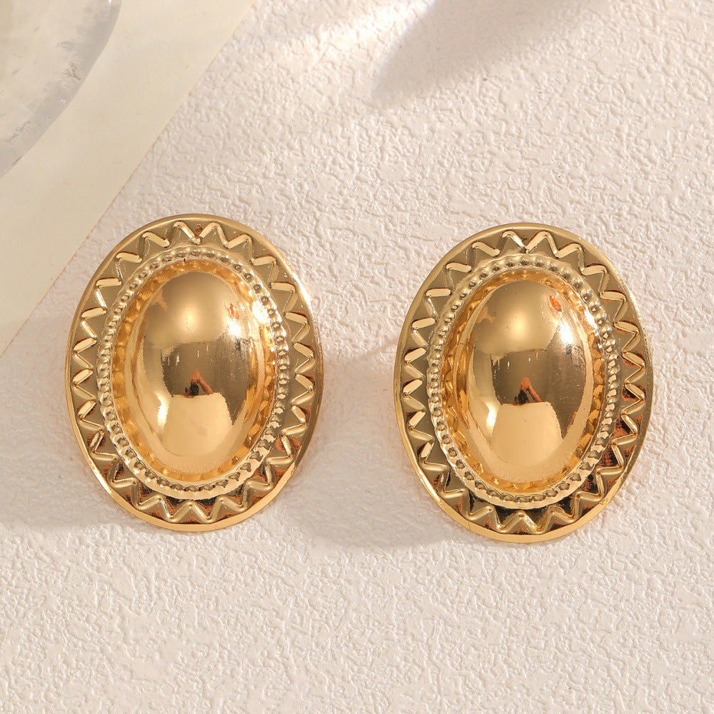 Damen Ohrstecker im eleganten Muschelformat Shop Nory