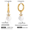 Damen Ohrhänger mit eleganter Perlen- und Zirkonia-Applikation Shop Nory