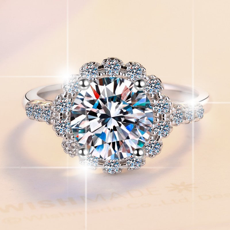 Damen Eleganter Ring mit funkelndem Zirkonia Shop Nory