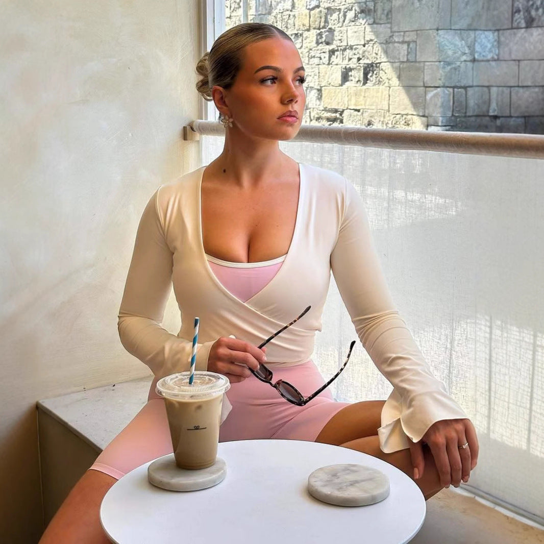 Damen hochtalierte Radlerhose aus Stretch-Mikrofaser mit breitem Komfortbund Shop Nory