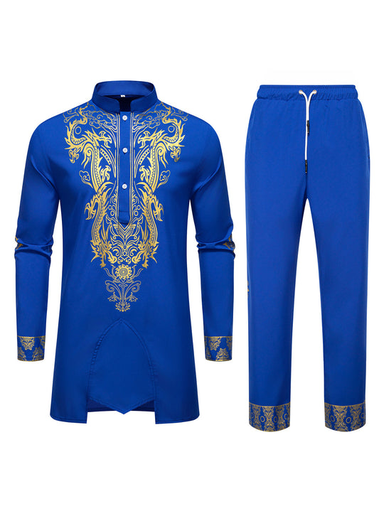 Herren Tunika- und Freizeithosen-Set Shop Nory