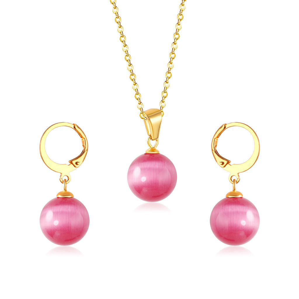 Damen Schmuckset mit eleganten Perlenanhängern Shop Nory