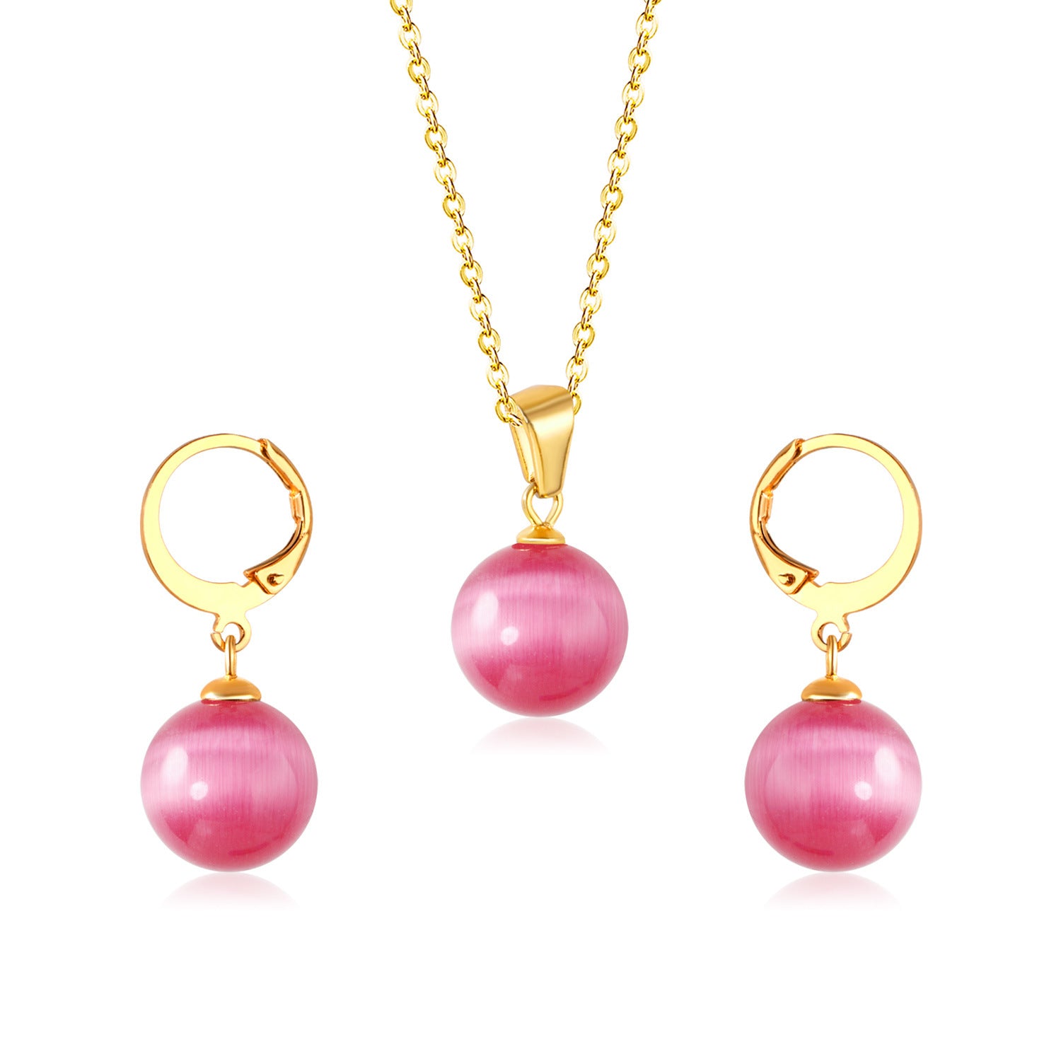 Damen Schmuckset mit eleganten Perlenanhängern Shop Nory