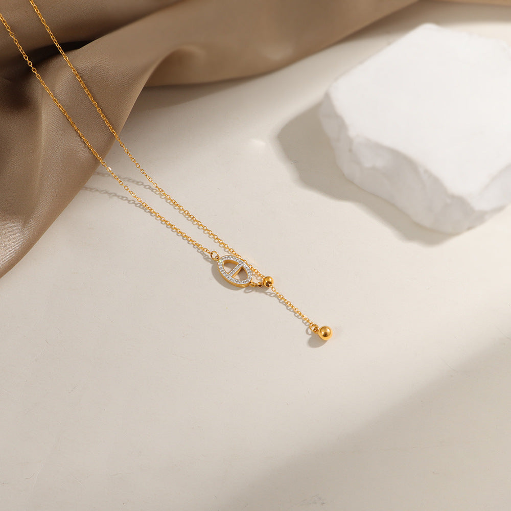 Frauen Dazzling Minimalist Anhänger Halskette Shop Nory