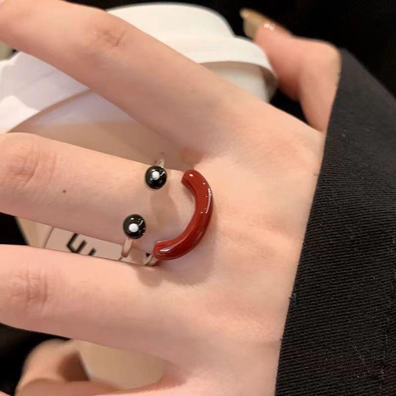 Damen Ring im verspielten Smiley-Design Shop Nory