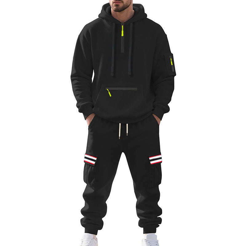 Jogginganzug Herren sportlich aus Sweatshirt und Hose
