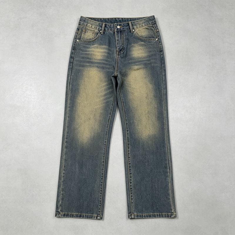 Herren Bequeme Schnitt Jeans im Used-Look Shop Nory