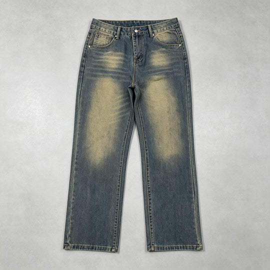Herren Bequeme Schnitt Jeans im Used-Look Shop Nory