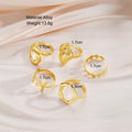 Damen modisches Ring-Set mit kreativen Meeresmotiven Shop Nory