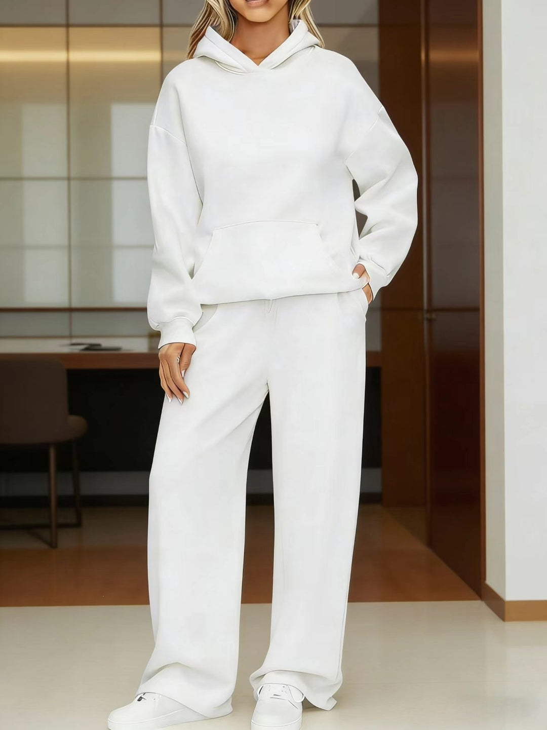 Damen nan kuscheliges Oversize Hoodie und weite Jogginghose Set Shop Nory