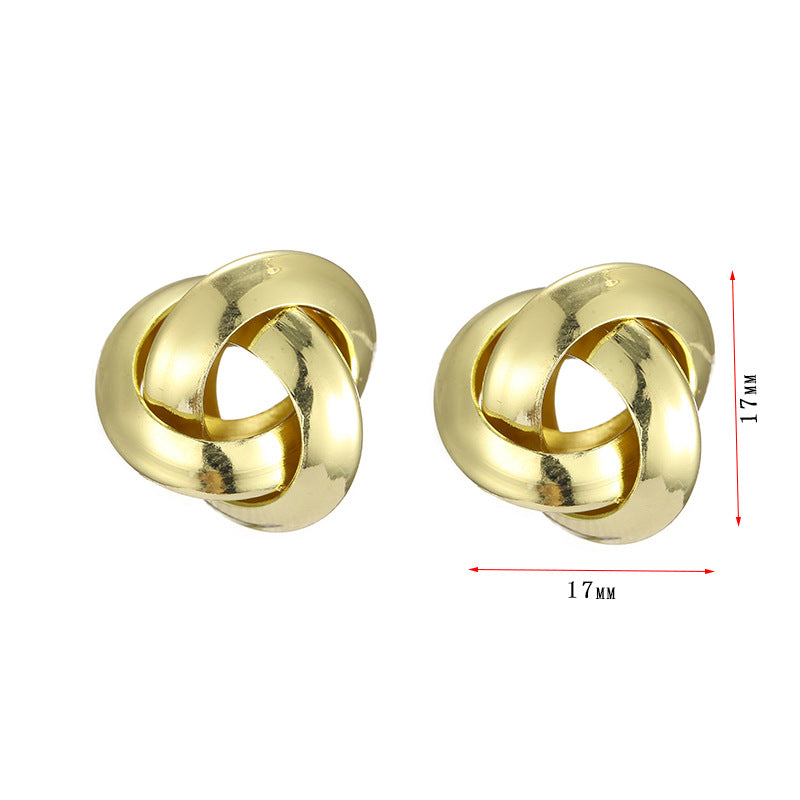 Damen Ohrstecker im eleganten spiralförmigen Design Shop Nory