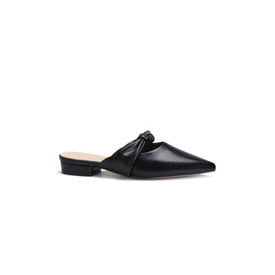 Damen Mules mit elegantem Knotendesign