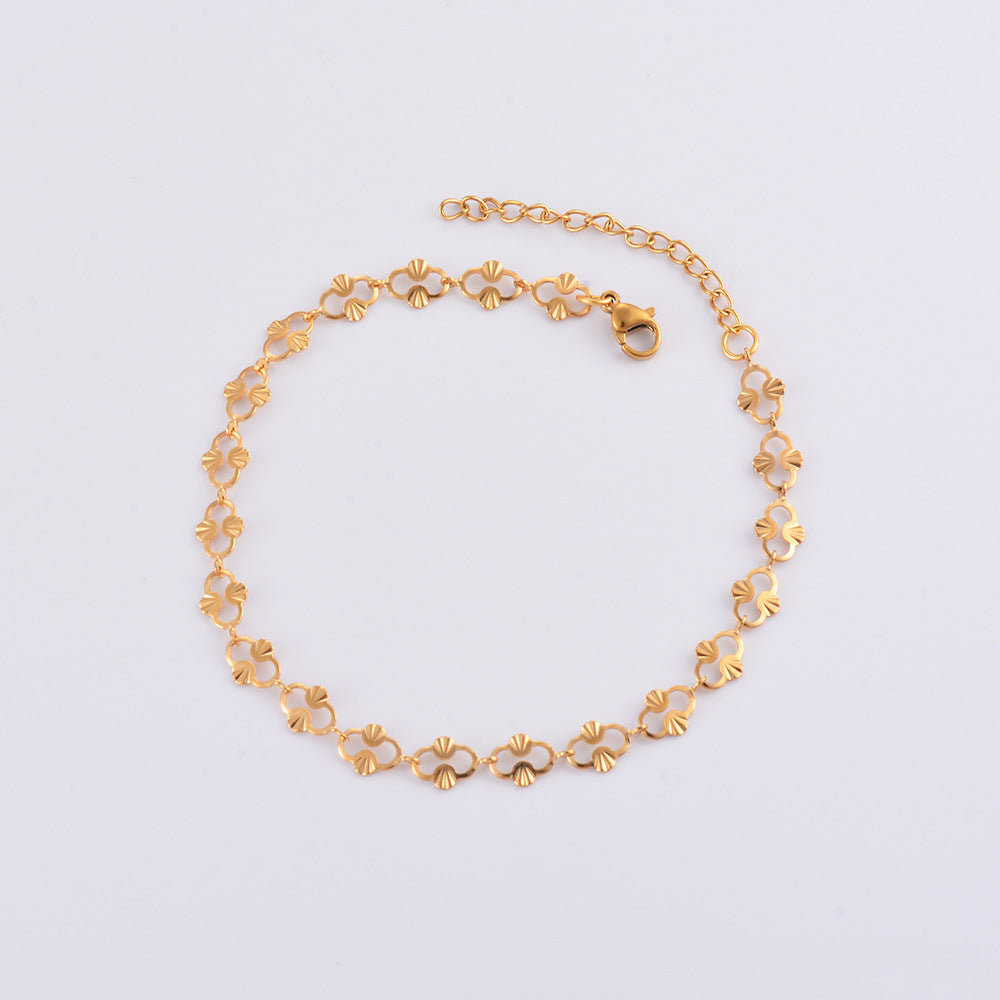 Damen Schlüsselarmband aus hochwertigem Edelstahl mit filigranem Design Shop Nory