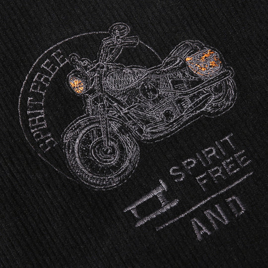 Herren Modische Bomberjacke mit stylischem Motorrad-Design Shop Nory
