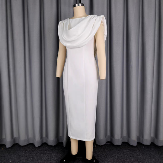 Damen Etuikleid mit eleganter Drapierung