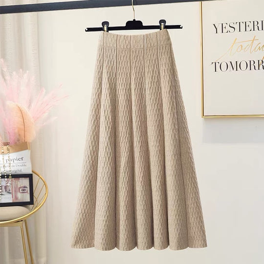 Damen Luftiger Plissee Maxirock Shop Nory