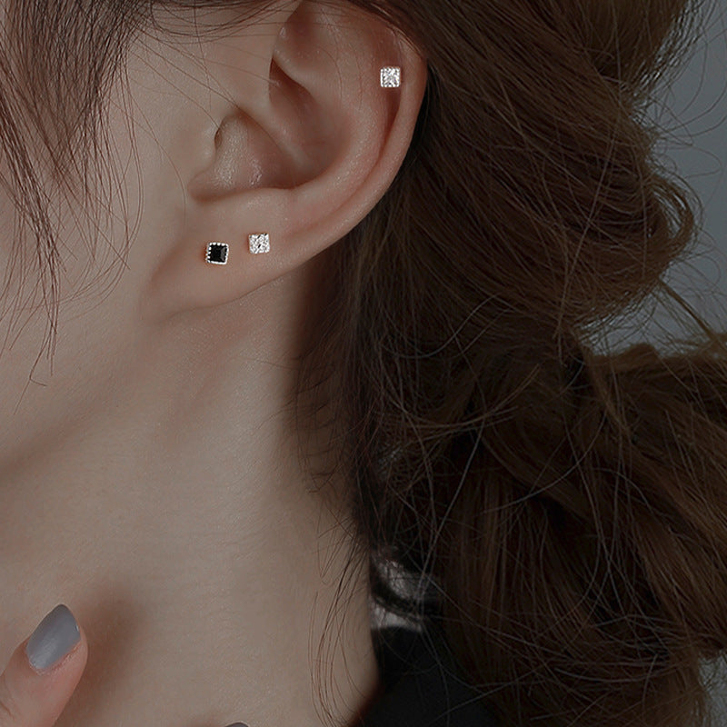 Damen zierliche Ohrstecker mit funkelndem Zirkonia Shop Nory
