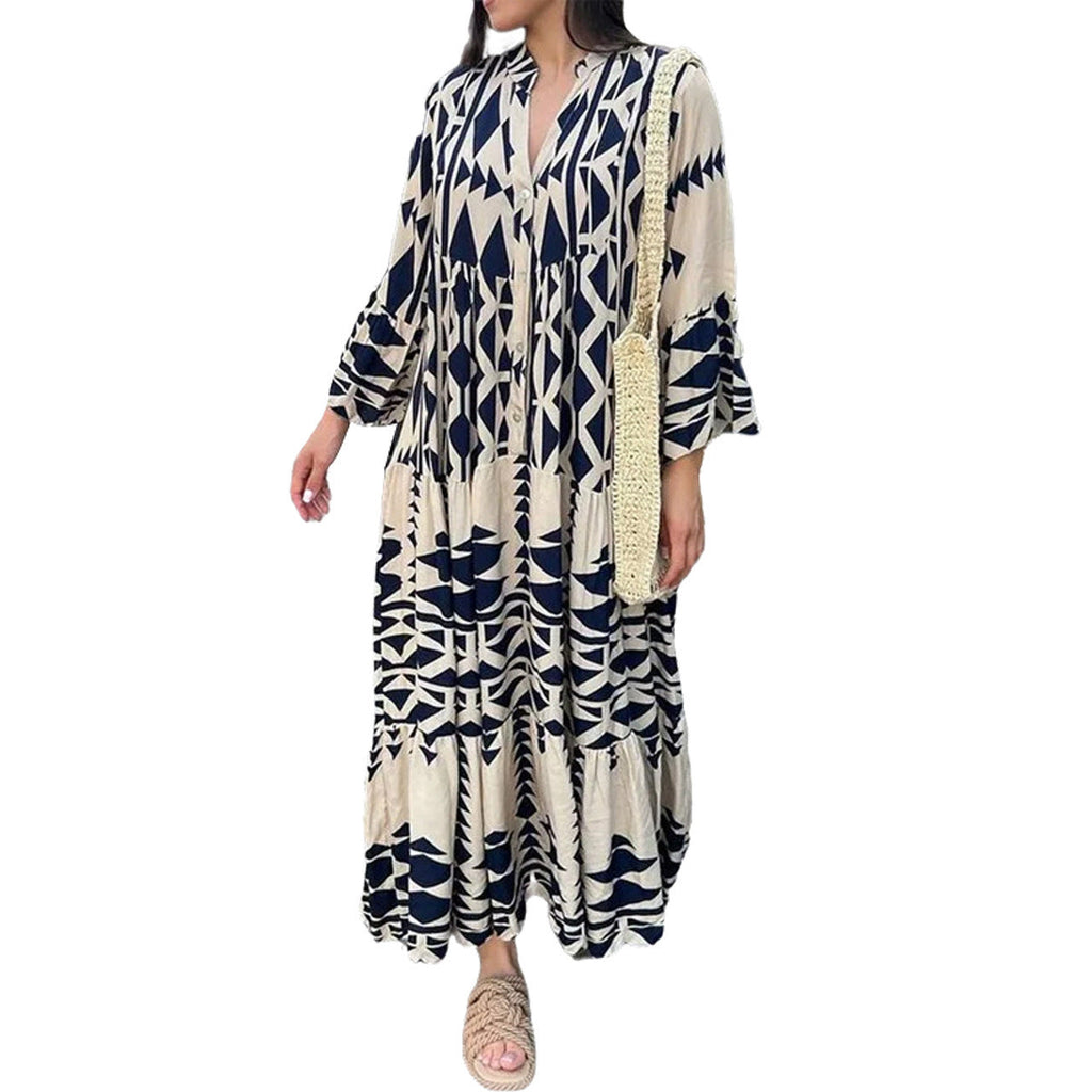 Bedrucktes Hemdkleid