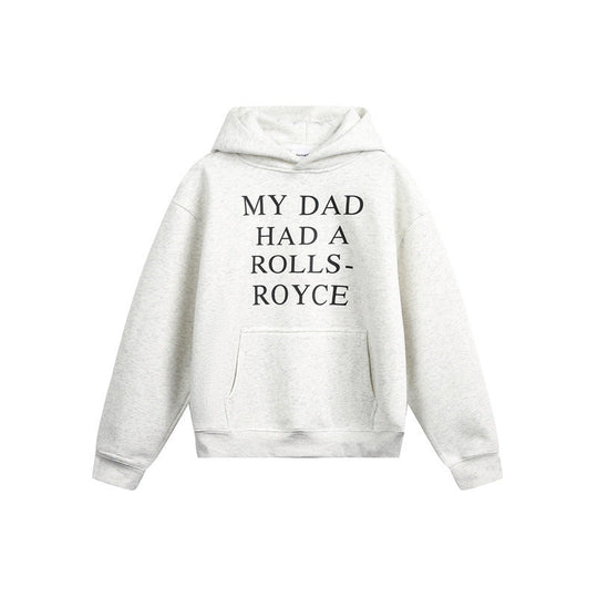 Damen Kapuzenpullover mit Statement-Print und Oversize-Schnitt Shop Nory