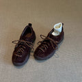 Damen Sportliche Sneaker mit samtiger Wildlederoberfläche und rutschfester Sohle