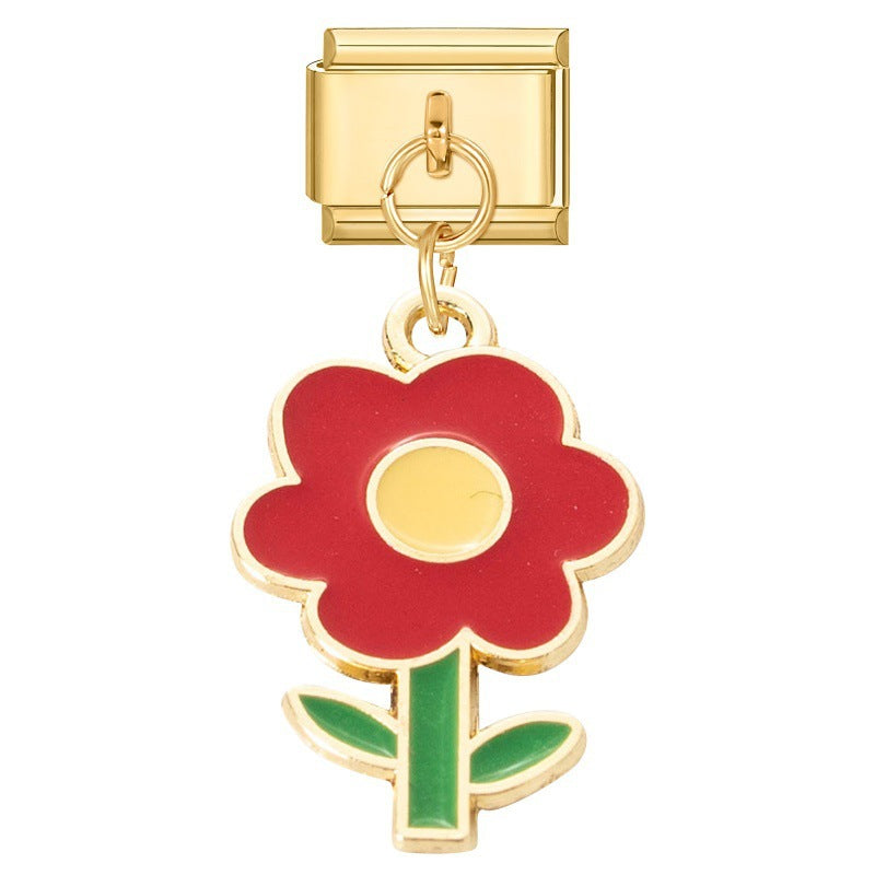 Filigraner Kirschblüten-Anhänger Für Bettelarmband