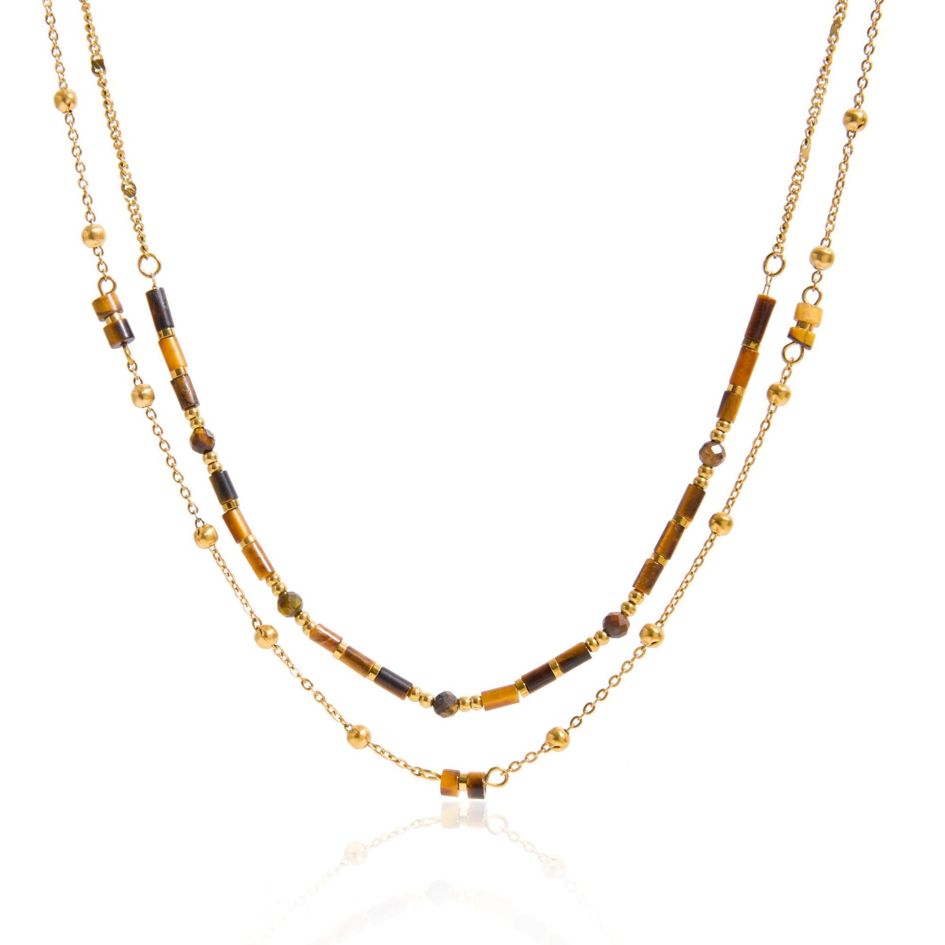 Damen Halskette mit verstellbarem Design und eleganten Perlenakzenten Shop Nory