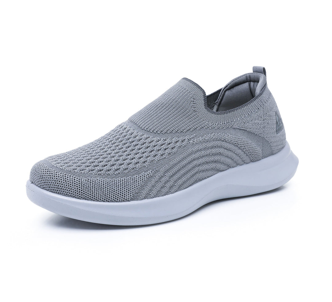 Damen Slip-On Sneakers mit atmungsaktivem Strick-Obermaterial