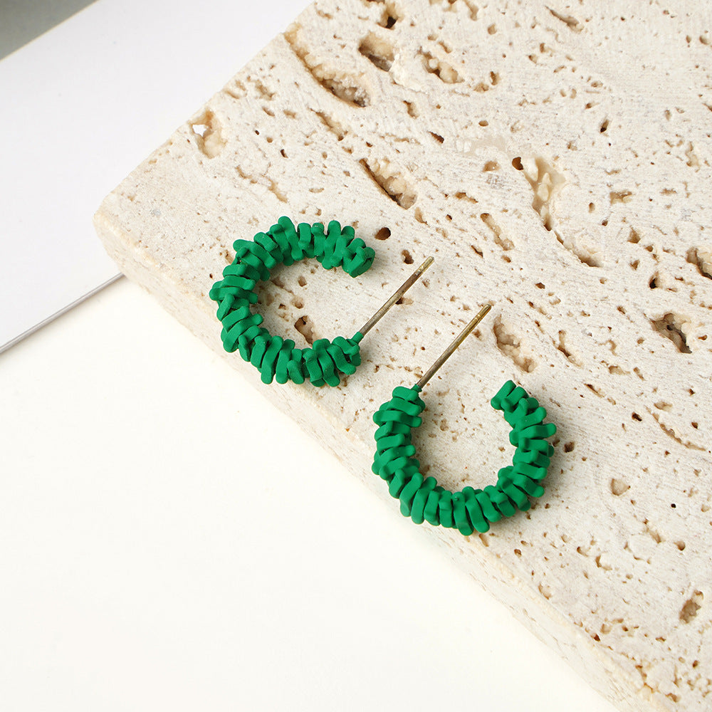 Damen Ohrhänger mit zeitgemäßem, skulpturalem Design Shop Nory