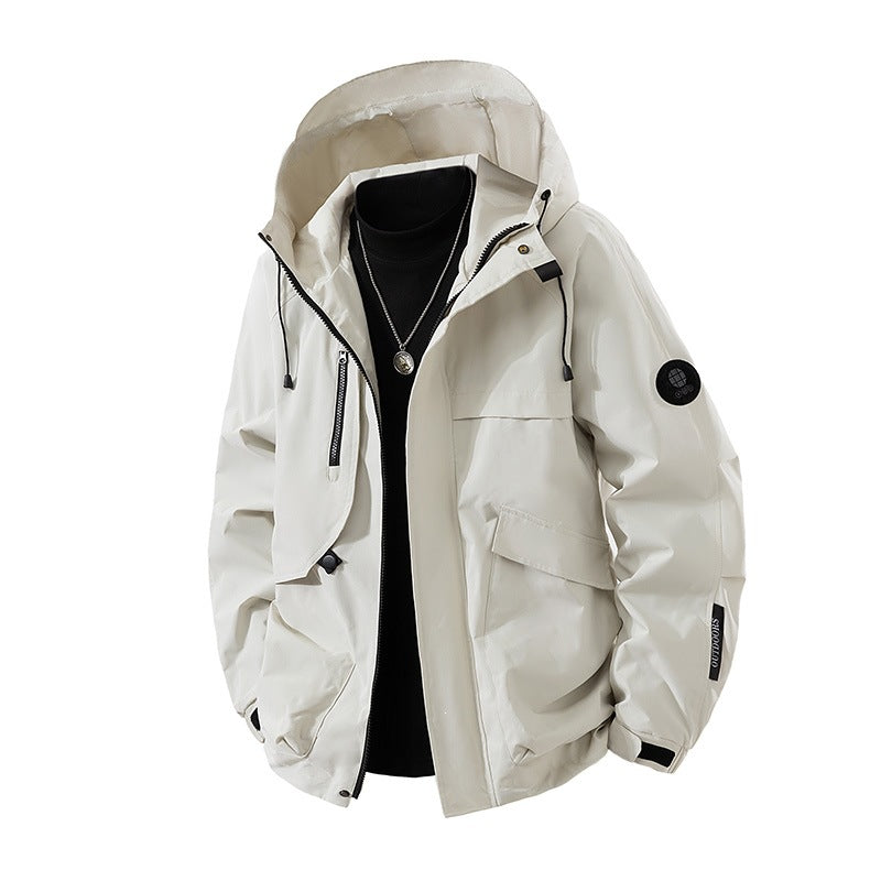 Herren Hochwertige Funktionsjacke mit Kapuze Shop Nory