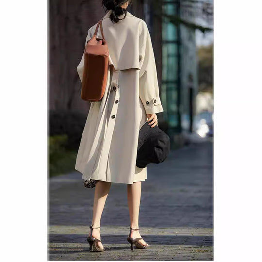 Damen Modische Trenchjacke mit Taillengürtel und schickem Design Shop Nory