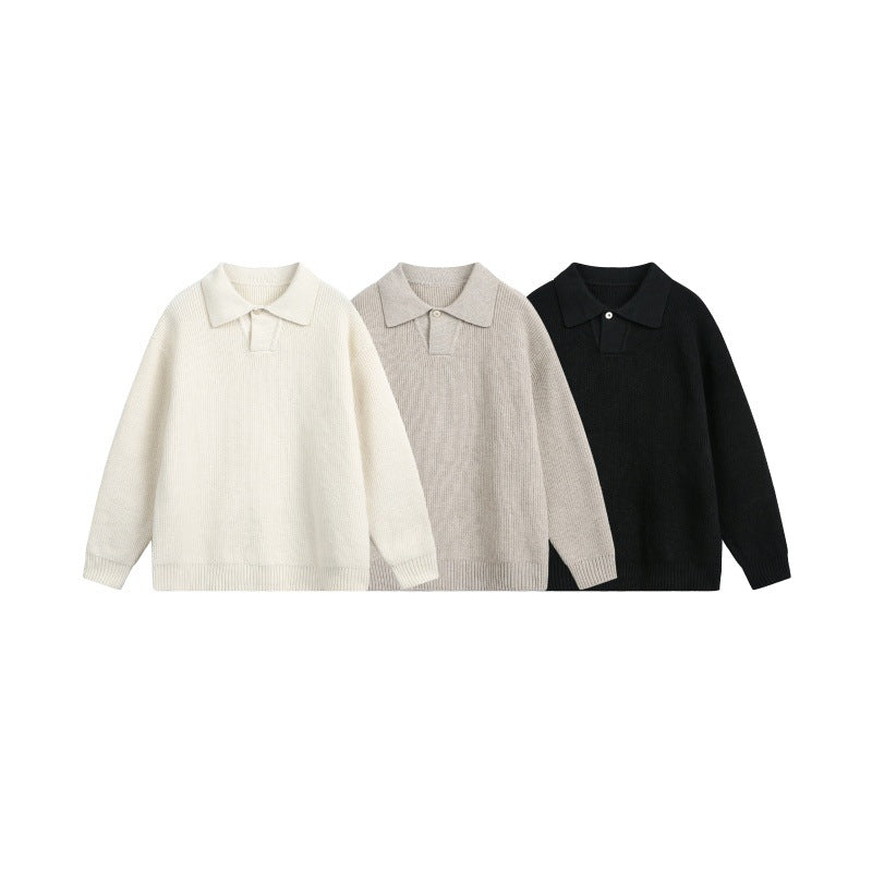 Damen Grobstrick-Polo mit Kentkragen und Oversize-Silhouette Shop Nory