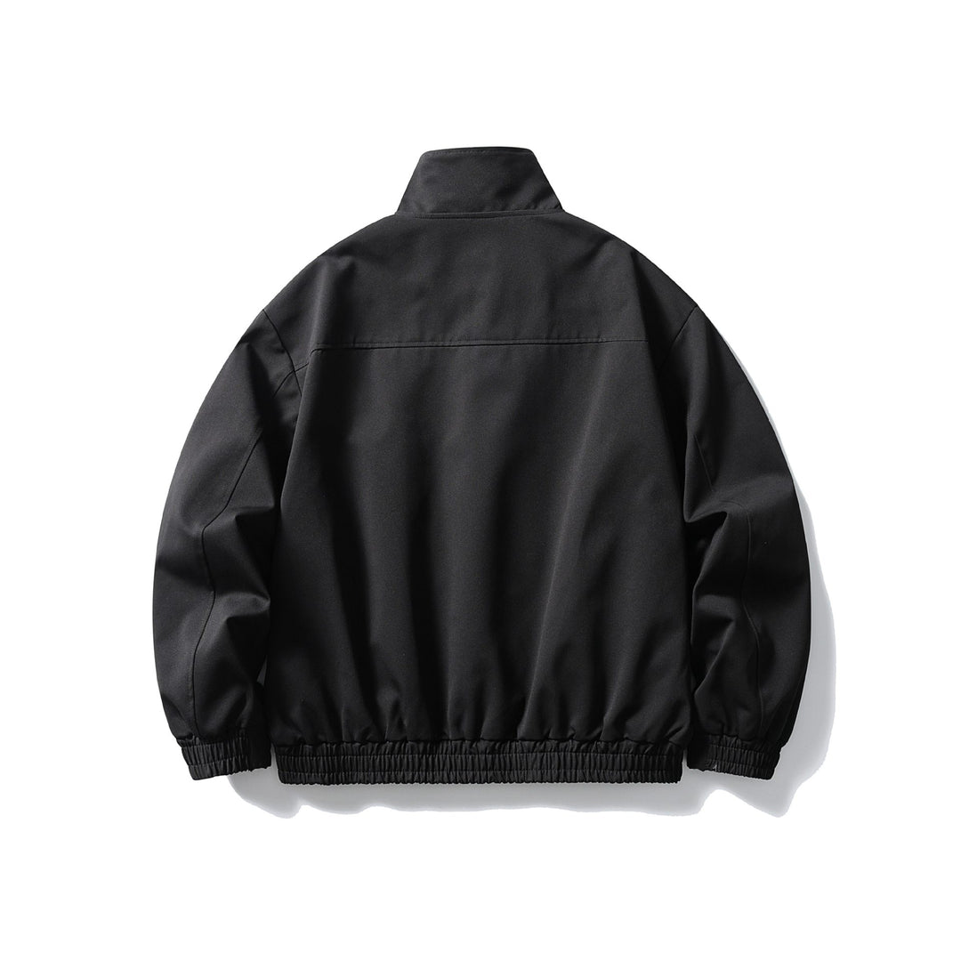 Unisex Kastig geschnittener Funktionsblouson mit hohem Funnelkragen und verdeckter Druckknopfleiste Shop Nory