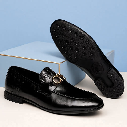 Herren Elegante Premium Leder Mokassins Shop Nory