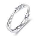 Damen Eleganter, zeitloser Ring mit funkelnden Zirkonia Shop Nory