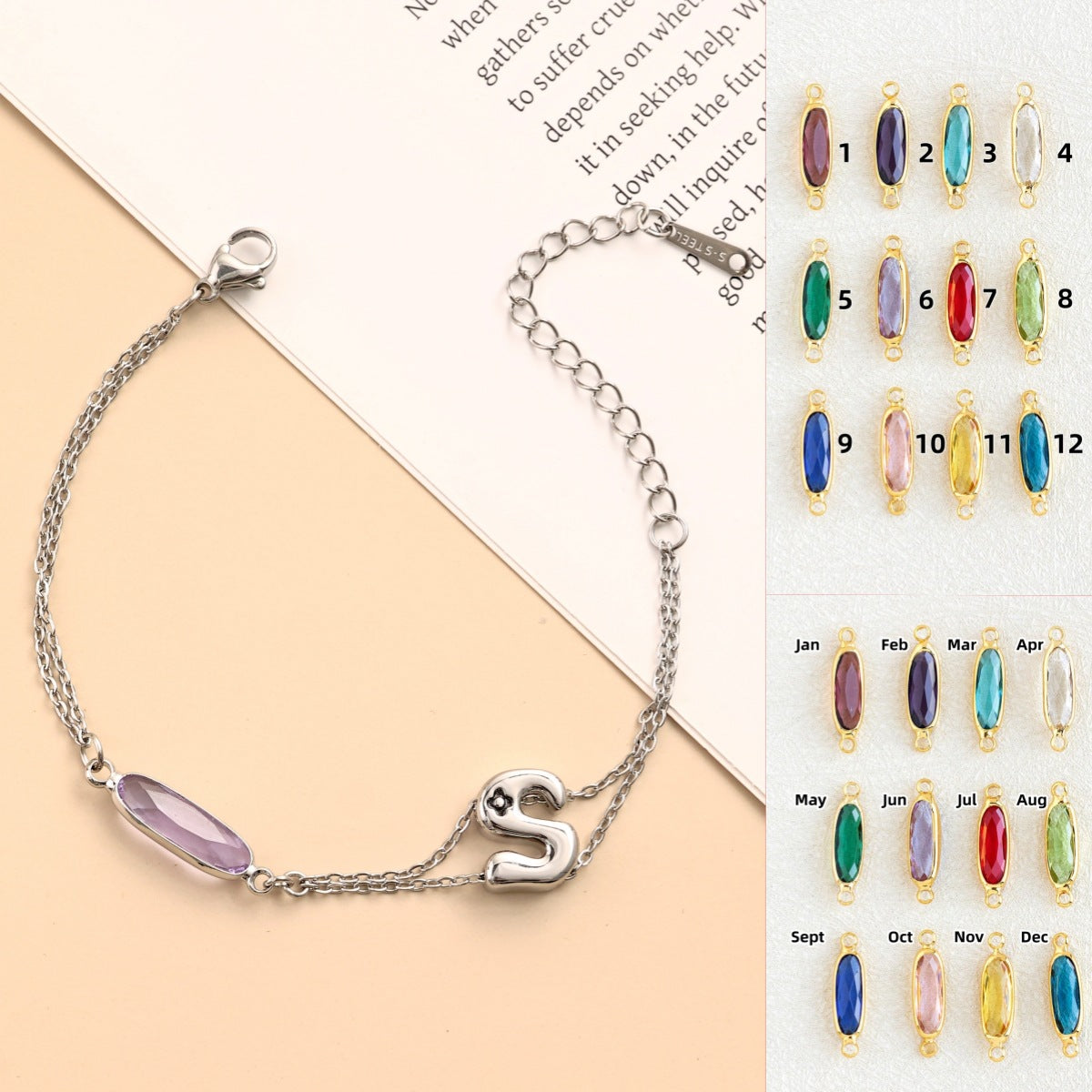 Damen Armbanduhr mit facettiertem Kristall und eleganter Schließe Shop Nory